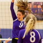 Leielle Salinger (9), Cami Bristow (8).(Photo by John Fisken)
