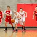 The Coupeville Middle School boys basketball teams opened the season with Kings this week. (Photo by John Fisken)