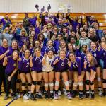 The Wildcats are backed by their supporters in Saturdays win.(Photo by John Fisken)