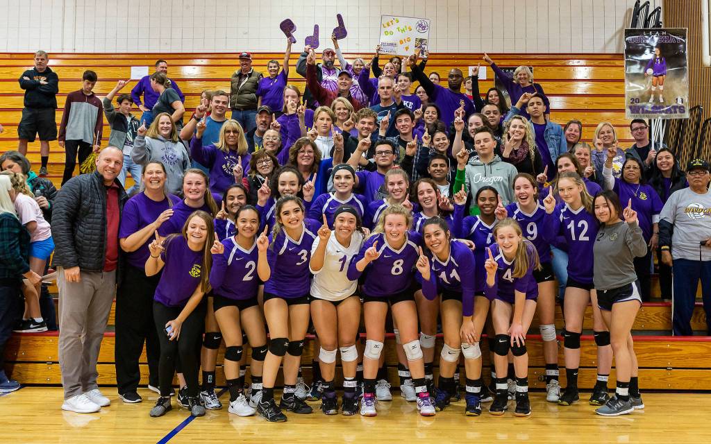 The Wildcats are backed by their supporters in Saturdays win.(Photo by John Fisken)