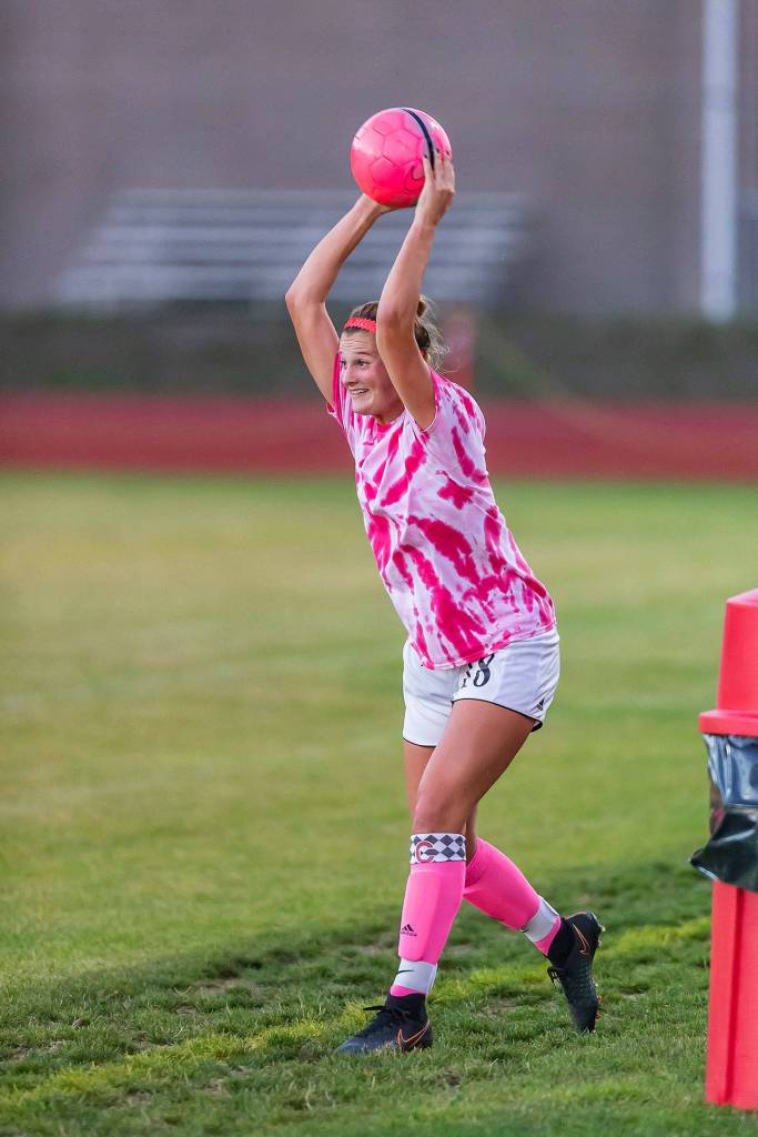 Coupevilles Lindsey Roberts claimed North Sound Conference first-team honors. (Photo by John Fisken)