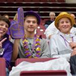 Some of the Oak Harbor fans who made the long trip to Yakima for the state tournament.(Photo by Steve Bristow)