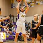 Jasmine Ford puts up a jumper for the Wildcats.(Photo by John Fisken)