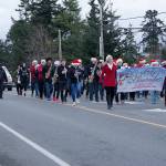 Photos by Maria Matson / Whidbey News Group.                                 The Coupeville Middle and High School bands lead Saturdays parade.