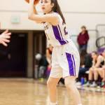 Emily Gouge looks to run the Oak Harbor offense.(Photo by John Fisken)