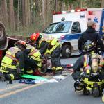Woman injured in Central Whidbey crash