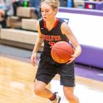 Chelsea Prescott goes on the attack.(Photo by John Fisken)