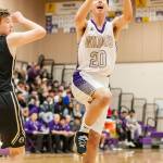 Matt Kelley blows by a Lynnwood defender Friday.(Photo by John Fisken)