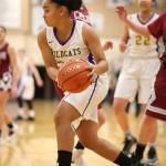 Tiana Jacksons last-minute steal helped the Wildcats secure the win over Cascade. (Photo by John Fisken)