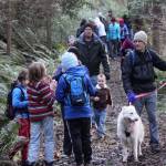 More than 100 people came out to explore two Whidbey Island parks on First Day Hike on New Years Day. Friends of Whidbey State Parks helped organize the event. (Photo provided)