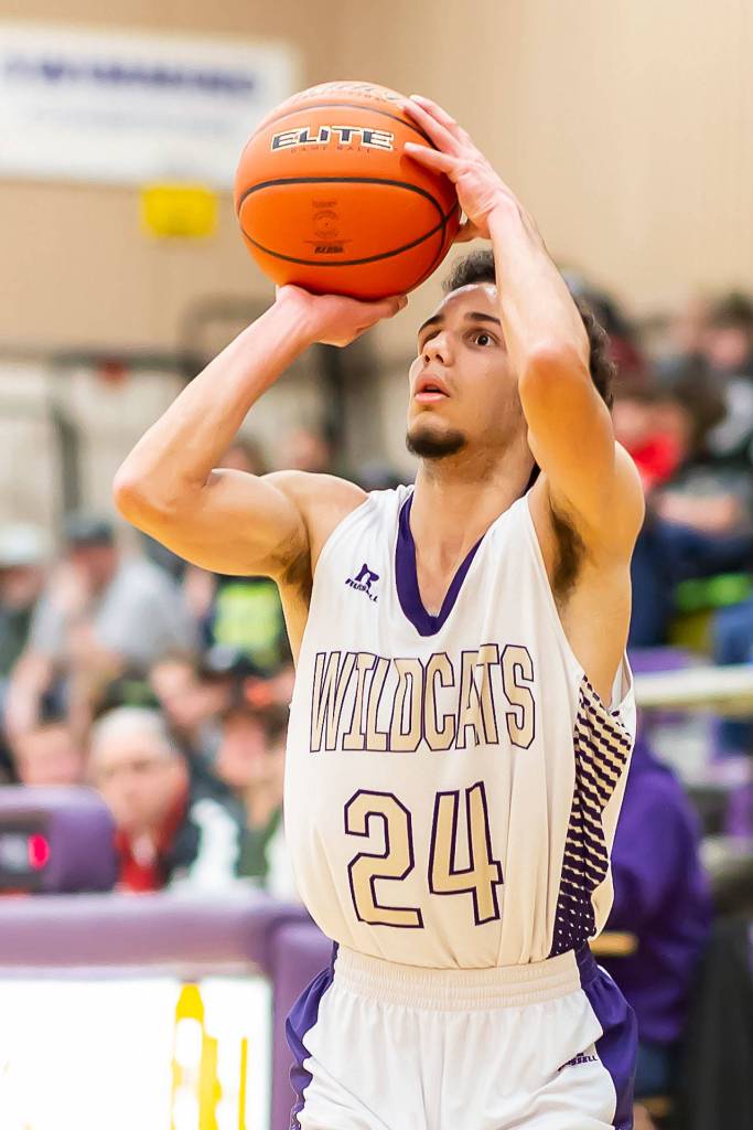 Haven Brown focuses on hitting a free throw.(Photo by John Fisken)