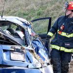 Rollover on Highway 20