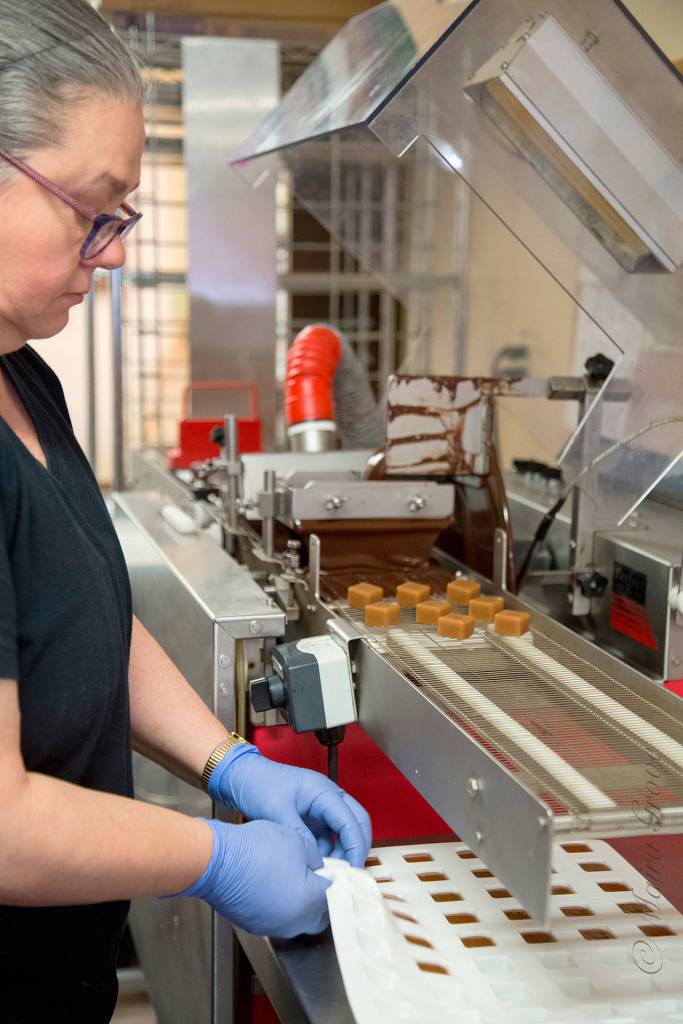 Mona Newbauer, of Sweet Monas Chocolates, is providing some of the chocolates for participating businesses. (Photo provided)