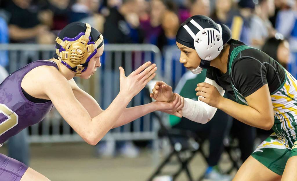 Erikson and Evergreens Maricella Rodriguez.(Photo by John Fisken)