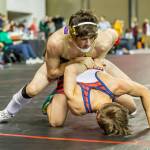 McBride and Wilsons Chayse Lydy.(Photo by John Fisken)