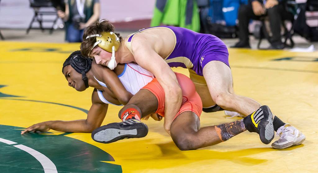 McBride and Chief Sealths Champ Putman.(Photo by John Fisken)