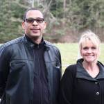 Two new hires at Island County Human Services are Richard West, behavioral health embedded mental health professional, and Chelcee Lindell, behavioral health intensive case manager and jail transition coordinator. The two will work with law enforcement to help connect people with services before they end up in jail or in the hospital. Photo by Laura Guido/Whidbey News-Times