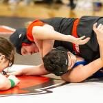 Alexandra Powers works for a fall.(Photo by John Fisken)