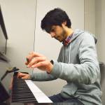 Alex Amick, a senior at Oak Harbor High School, recently received Island Consorts Young Musicians Award for both his musical talent and his commitment to using his talents to uplift humanity, said Sheila Weidendorf, Island Consort director. Photo by Laura Guido/Whidbey News-Times