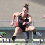Lindsey Roberts set a school record in the 100-meter hurdles in 2018.(Photo by John Fisken)