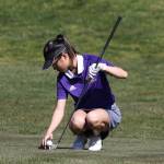 Danalin Matro tees it up at the Shootout.(Photo by John Fisken)