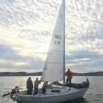 The crew of Renaissance prepares for the start of the race.(Photo by Emily Socha)