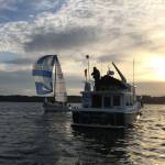 Separator approaches the finish line. (Photo by Dave Steckman)