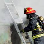 Goat poop, hay make fighting blaze a challenge