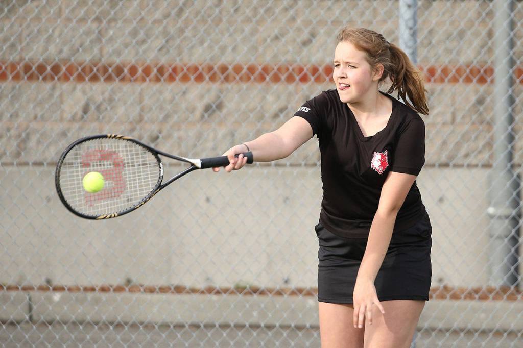Abby Mulholland goes on the attack.(Photo by John Fisken)