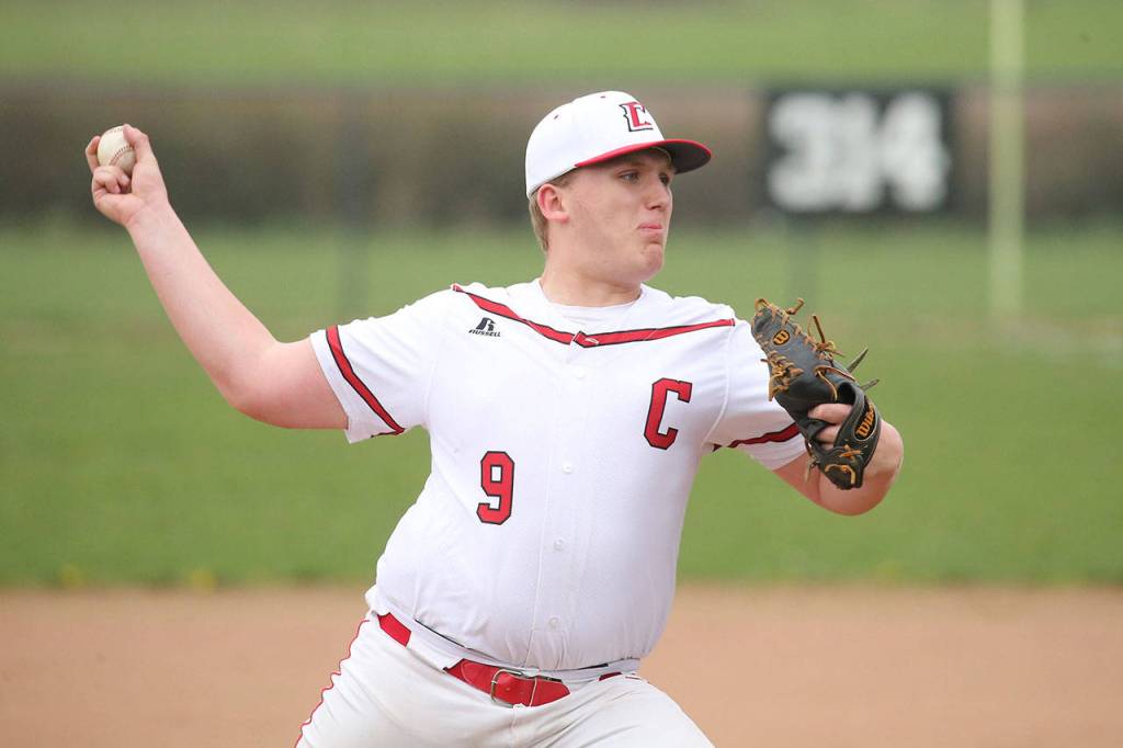 Dane Lucero pitched a solid five innings for the Wolves.(Photo by John Fisken)