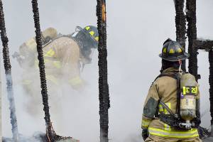 No chickens harmed in coop fire