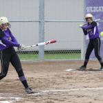 Kait Scheer drives the ball for the Wildcats.(Photo by John Fisken)
