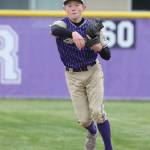 Shortstop Noah Meffert throws to first for an out.(Photo by John Fisken)