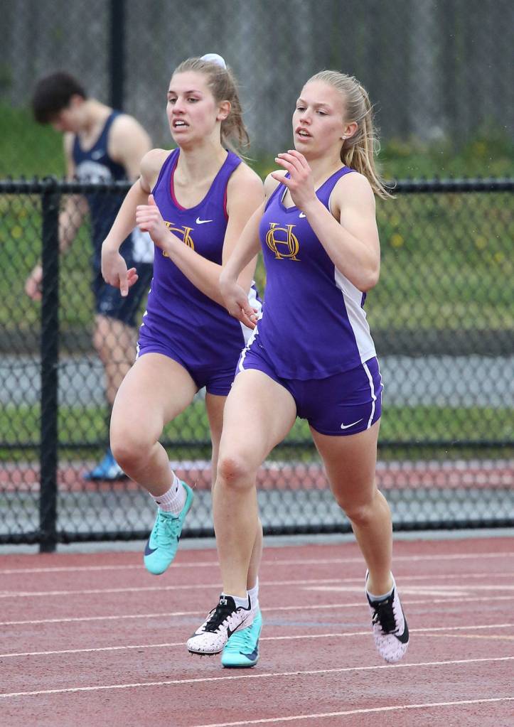 Morgan Pease, left, and Natalie French.(Photo by John Fisken)