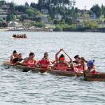 Photo provided by Christopher Bradley, a pilot on one of the safety boats