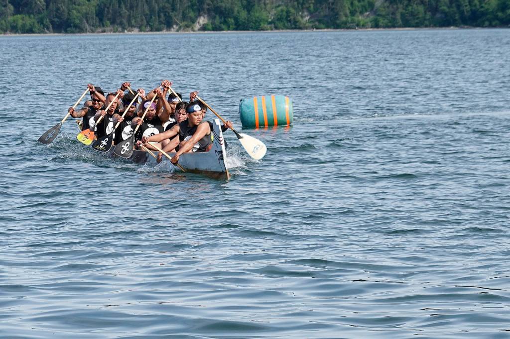 Photo provided by Christopher Bradley, a pilot on one of the safety boats