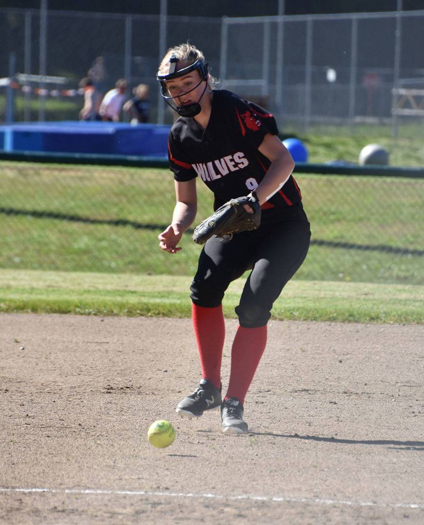 Chelsea Prescott tracks down a slow roller.(Photo by Karen Carlson)