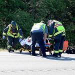 Motorcyclist transported after crash last Wednesday
