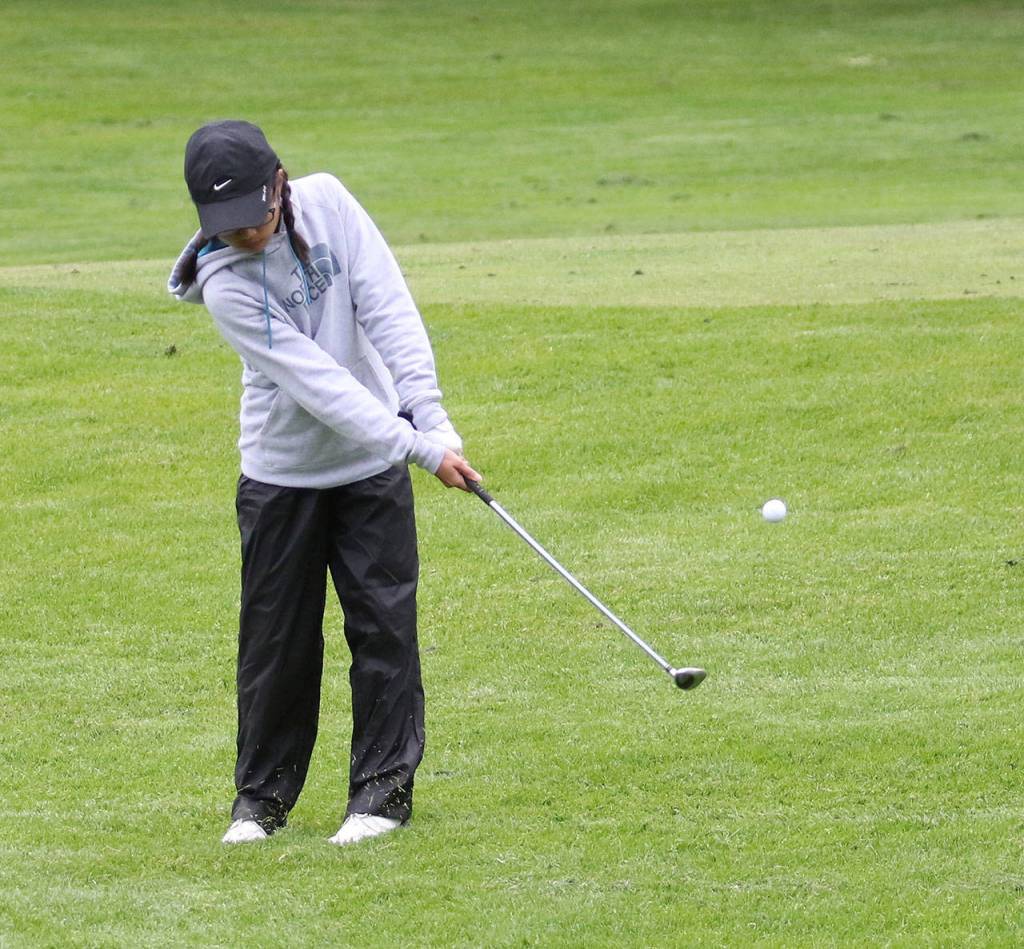 Danalin Matro competes for the Wildcats Tuesday.(Photo by John Fisken)