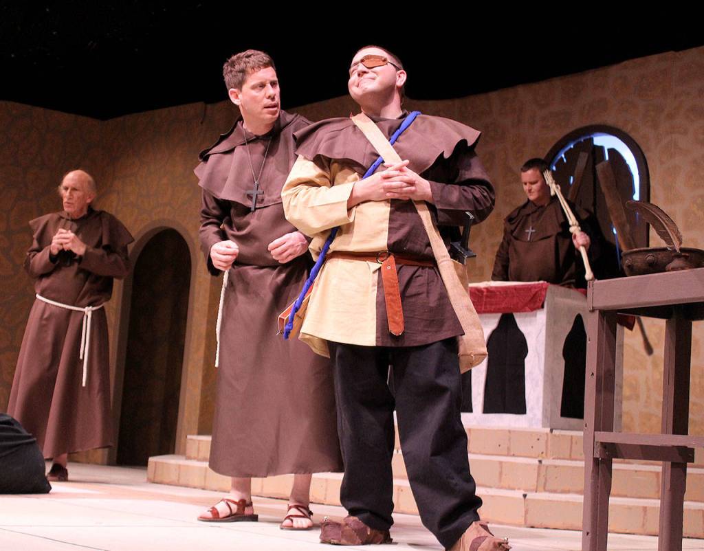 In the play, Incorruptible, Chris Kehoe, shines in the starring role of Jack, a never-do-well peasant that sets a rural monastery down the road of questionable redemption. David Jackson stars as Brother Martin.