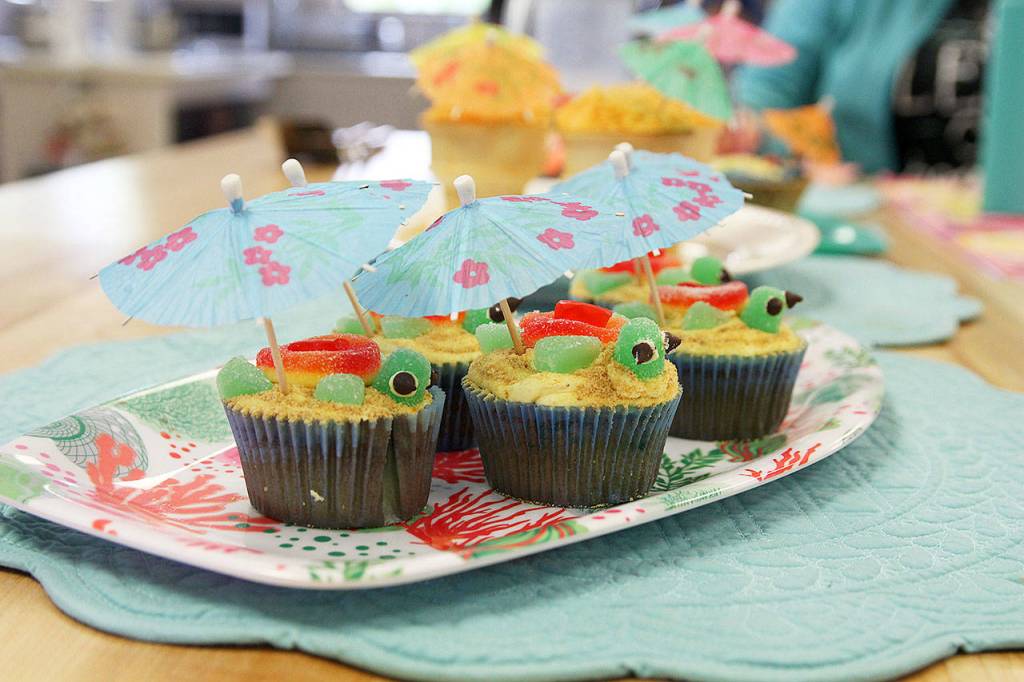 An entry to this years Cupcake Wars in family and consumer science class at North Whidbey Middle School.