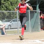 Savina Wells scores for Central Whidbey.(Photo by Jim Waller/Whidbey News-Times)