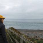 Kelly Zupich walks along the path of the guided beach tours. She is the education and outreach coordinator with the Sound Water Stewards of Island County. (Photos by Maria Matson/Whidbey News-Times)
