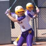 Photo courtesty of CLU Athletics                                Oak Harbors Lexie Findley gets ready to hit for California Lutheran this spring.