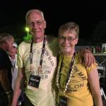 John and Judy Collins, founders of the Ironman Triathlon, attended the 40th anniversary of the event in 2018. (Submitted photo)