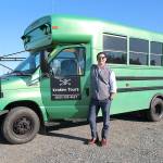 Nicholas Konopik and his Kraken Tours bus will take groups on brewery, winery and distillery tours on Whidbey Island. Photo by Laura Guido/Whidbey News-Times