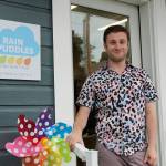 Christian Chambers, in addition to Rain Puddles Kids Boutique, owns Aqua Gifts a few buildings down the street. (Photos by Maria Matson/Whidbey News-Times)