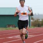 Kurt Warwick, Clinton: third, half marathon.(Photo by John Fisken)