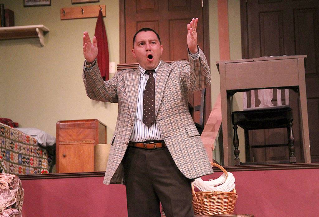 Chris Kehoe as Stanley Jerome in Broadway Bound, which begins playing at Whidbey Playhouse Sept. 6.