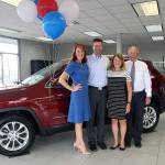 Samantha, Lucas, Cathy and Mike Horrobin of Oak Harbor Motors.